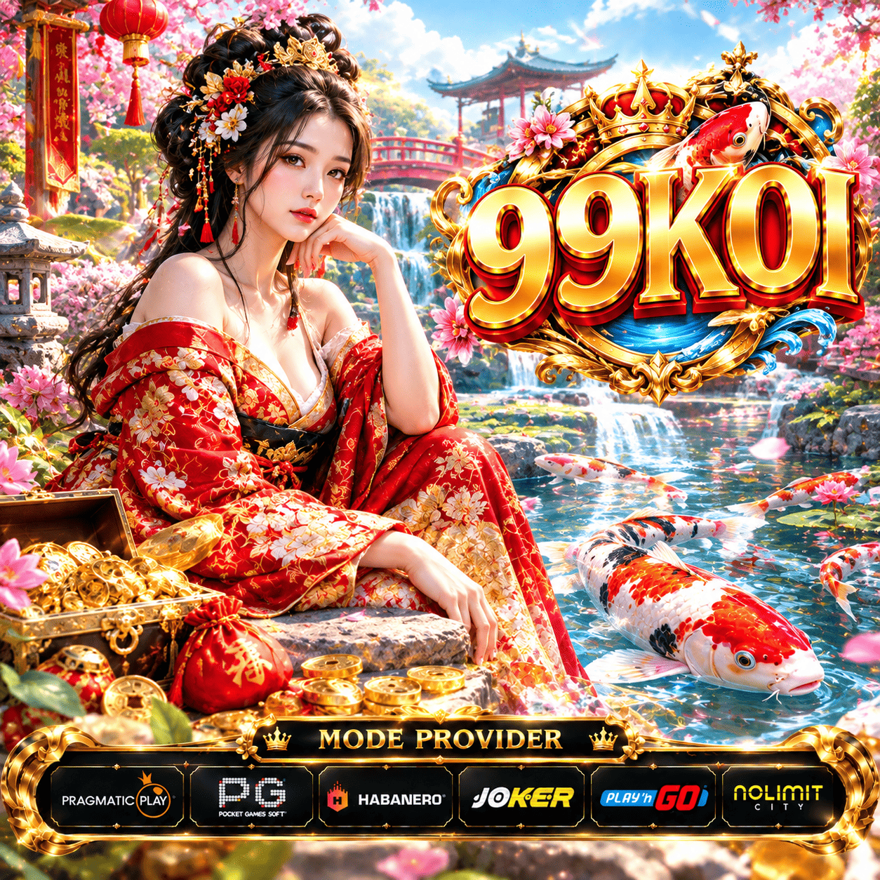 99KOI ➔ Keseruan Bermain Digital Dengan Beragam Pilihan Tema Menarik